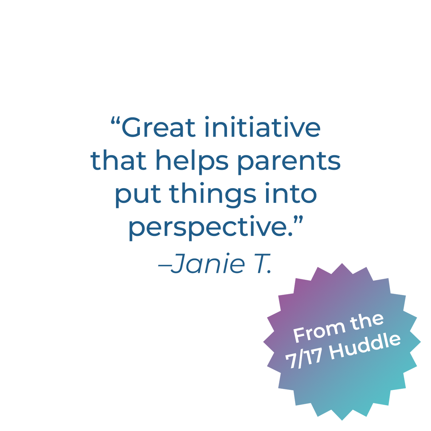 Parent Huddle Series for Parents of Teens with BFRBs in High School & College