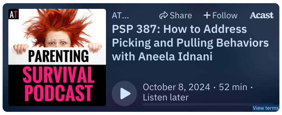 HabitAware Podcast Feature: How to Address Picking and Pulling Behaviors with Aneela Idnani