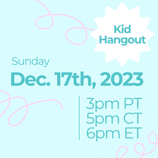 A 12.17.23 Kid Hangout poster.