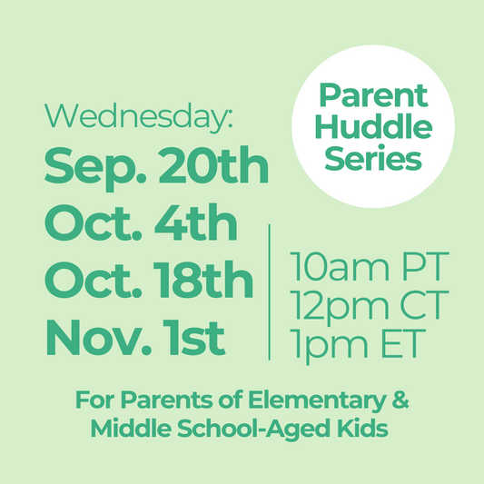 Parent Huddle Series for Parents of Kids with BFRBs in Elementary and Middle School