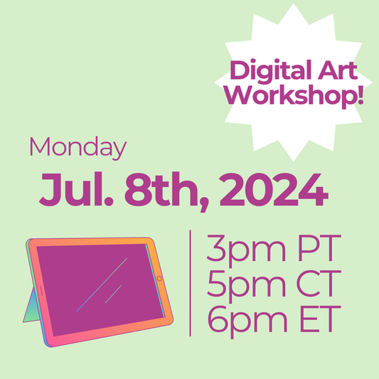 07.08.24 Digital Art Workshop for Teens & Tweens!