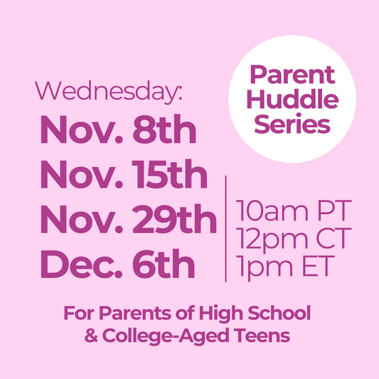 Parent Huddle Series for Parents of Teens with BFRBs in High School & College